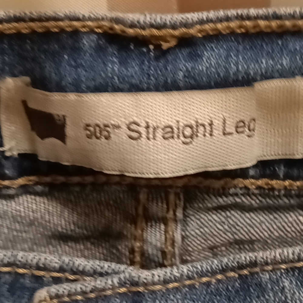 FINAL PRICE Levi's 505 Straight Leg blue denim jeans Size 30x30
